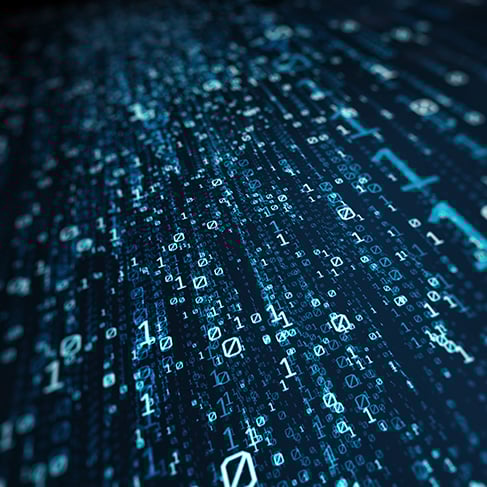 binary code flows